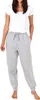 Damen und Herren Jogging Hose mit Bündchen UNISEX;grau,XXL Produktbild-Vorschau 2