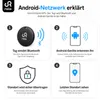 Bluetooth Tracker Android, Smart Tag kompatibel mit Google Produktbild-Vorschau 9