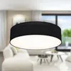 Plafondlamp met stoffen kap, geschikt voor de woonkamer, Productafbeelding-voorbeeld 1