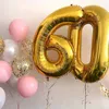 Palloncini - 60° compleanno - Numeri in lamina d'oro - Anteprima dell’immagine prodotto 4
