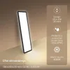 Plafonnier LED salle de bain projections d'eau plat, noir Voir les images du produit 2