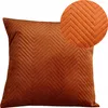 Geronimo | Dekokissen - Orange - 40x40 cm - Gestepptes Produktbild-Vorschau 1