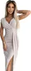 Numoco Formelle Frauenkleider Abonyoek beige L Produktbild-Vorschau 7
