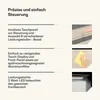Marketing image with text describing product features and small inset images illustrating those features. Produktbild-Vorschau