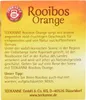 The image shows the packaging of Teekanne Rooibos Orange tea. Podgląd zdjęcia produktu