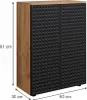 Midischrank Vicco Irma Anthrazit gepunktet 60 x 81 cm, Produktbild-Vorschau 3
