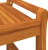 2-tlg. Garten-Lounge-Set mit Cremeweißen Kissen Massivholz Produktbild-Vorschau 8