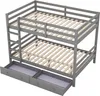 OKWISH Lit Superposé 140×200 cm avec 2 Tiroirs de Rangement Voir les images du produit 9