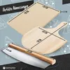 Professionele pizzasteen, pizzaschep en pizzames set - Productafbeelding-voorbeeld 6