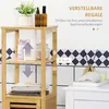Koupelnová skříňka kleankin, koupelnová skříňka z bambusu, Náhled obrázku produktu 5
