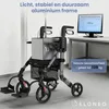 ELONEO 2-in-1 rolstoel/rolator, opvouwbaar en lichtgewicht Productafbeelding-voorbeeld 8