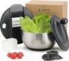 Navaris Salatschleuder mit Deckel - Salatschleuder Produktbild-Vorschau 1