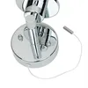 Wandlampe mit Schalter IP44 Chrom G9 Glas Metall Jugendstil Produktbild-Vorschau 6