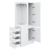 Flieks Armoire d'angle avec porte et 4 tiroirs, armoire Voir les images du produit 7