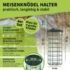 TTL GARDEN 4er Set Meisenknödelhalter mit Dach 31cm Grün Produktbild-Vorschau 2