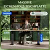 Plateau de bureau FLEXISPOT, 140x80 cm, en bois massif de Voir les images du produit 2