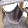 Drapak dla kota, 5 poziomów, 125 cm, domek, hamak, Podgląd zdjęcia produktu 6