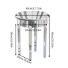 Tavolino WISFOR, tavolo in vetro temperato specchiato, Anteprima dell’immagine prodotto 7