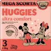 Huggies Ultra Comfort Mega Pack Größe 3 126 Windeln Mickey Produktbild-Vorschau 1