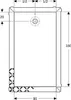 Geberit 550924001 Olona Duschwanne 160 x 90 cm Produktbild-Vorschau 3