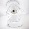 B.K.Licht Deckenleuchte Vintage Draht Weiß Ø16,5cm max. 40W Produktbild-Vorschau 3