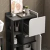 A bathroom cabinet with toiletries and decor. Náhled obrázku produktu