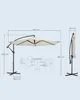 SONGMICS Ampelschirm 350 cm, UV-Schutz UPF 50+, Produktbild-Vorschau 7