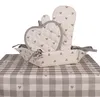 Clayre & Eef Topflappen 20x20 cm Beige Grau Baumwolle Produktbild-Vorschau 3