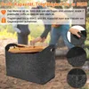 Krbový koš na dřevo, 2 kusy skládacího velkého koše na Náhled obrázku produktu 3