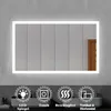 LED Badspiegel Badezimmerspiegel 100x60 mit Beleuchtung Produktbild-Vorschau 1