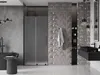 Mexen Velar Schiebetür für Dusche 110 cm, Milchglas, Produktbild-Vorschau 2