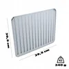 A light gray drying mat with dimensions and weight indicated. Podgląd zdjęcia produktu
