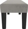 lavica vidaXL Light Grey 100x30x30 cm Velvet Náhľad obrázku produktu 4