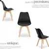 Chaises de salle à manger FRÉDÉRIQUE style scandinave - Voir les images du produit 3