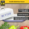 Karl Krüger 120252 Emaillierte Butterdose Husum weiß Produktbild-Vorschau 2