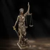 Figurine de Justitia en bronze, sculpture de 33 cm, déesse Voir les images du produit 7