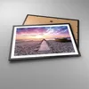 Gerahmtes Poster - Schwarzer Rahmen - Boot Strand Himmel - Produktbild-Vorschau 3