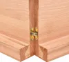 Tischplatte Hellbraun 140x60x(2-6)cm Massivholz Eiche Produktbild-Vorschau 4