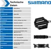 Shimano PD-EF102 – robuste MTB & City Plattformpedale mit Produktbild-Vorschau 6