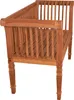 Gartenbank Newport Teak 130 cm 2-Sitzer Massivholz Produktbild-Vorschau 3