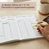 Buchkalender 2027 Wochenplaner altrosa Aquarell, Produktbild-Vorschau 3