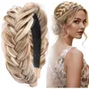 Fascia per capelli intrecciata da donna e ragazza – fascia Anteprima dell’immagine prodotto 1