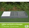 Freilaufgehege Kaninchenstall faltbar aus imprägniertem Produktbild-Vorschau 5