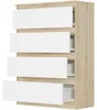 Komoda 70 cm 4 zásuvky skříňka FRAMIRE R-4 mix sonoma Náhled obrázku produktu 6