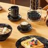 MALACASA 6-tlg Tassen Set, Porzellan Espresso-Set, Produktbild-Vorschau 7