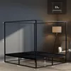 CLP Himmelbett Batoni Rahmen und Lattenrost aus Metall Produktbild-Vorschau 2