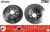 TRW Bremsscheiben (2 Stück) Hinterachse DF2663 Produktbild-Vorschau 2