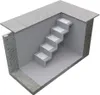 Pooltreppe Eleganz 60 I 5-stufig I Wandbefestigung - kurz I Produktbild-Vorschau 2