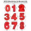 Motivbackformen, Kuchenform Zahlen, 9 Stück 10 Zoll Number Produktbild-Vorschau 2