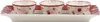 A set of three small decorative bowls on a rectangular tray. Anteprima dell’immagine prodotto